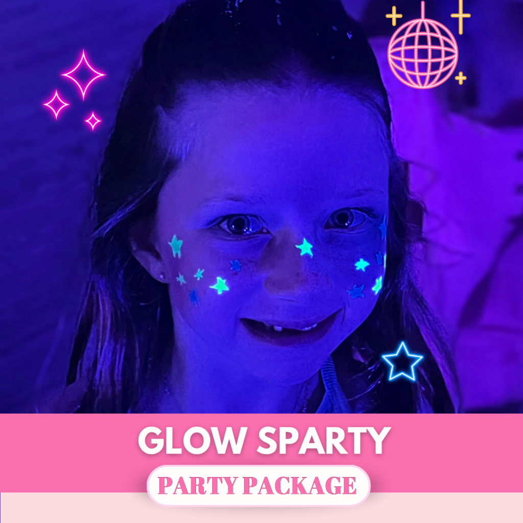 Glow, is a Little Princess Spa® Party Package