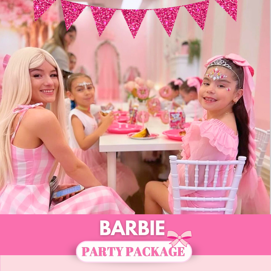 Barbie, is a Little Princess Spa® Party Package