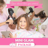 Mini Glam Haircut & Spa