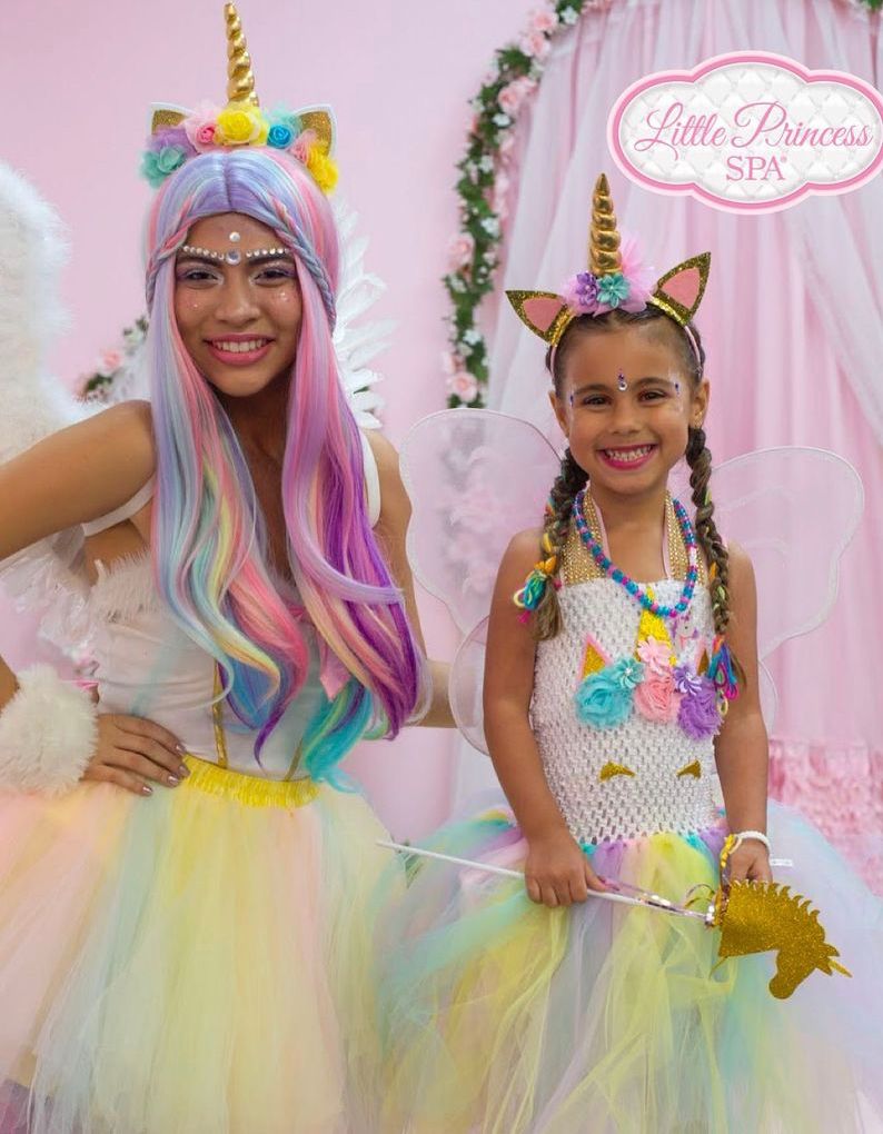 unicorn sparkles and girl