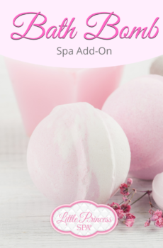 Bath Bombs Add-ons to our Spa parties