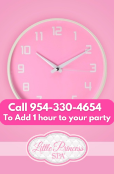 Little Princess Spa Party Add-on