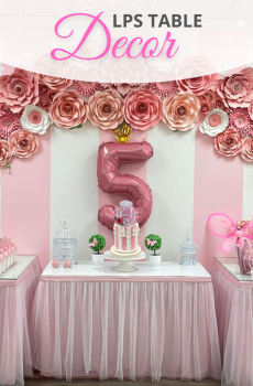 Little Princess Spa Table Decor