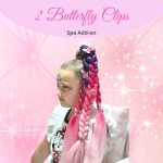 2 Butterfly Clips
