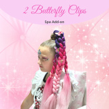 2 Butterfly Clips