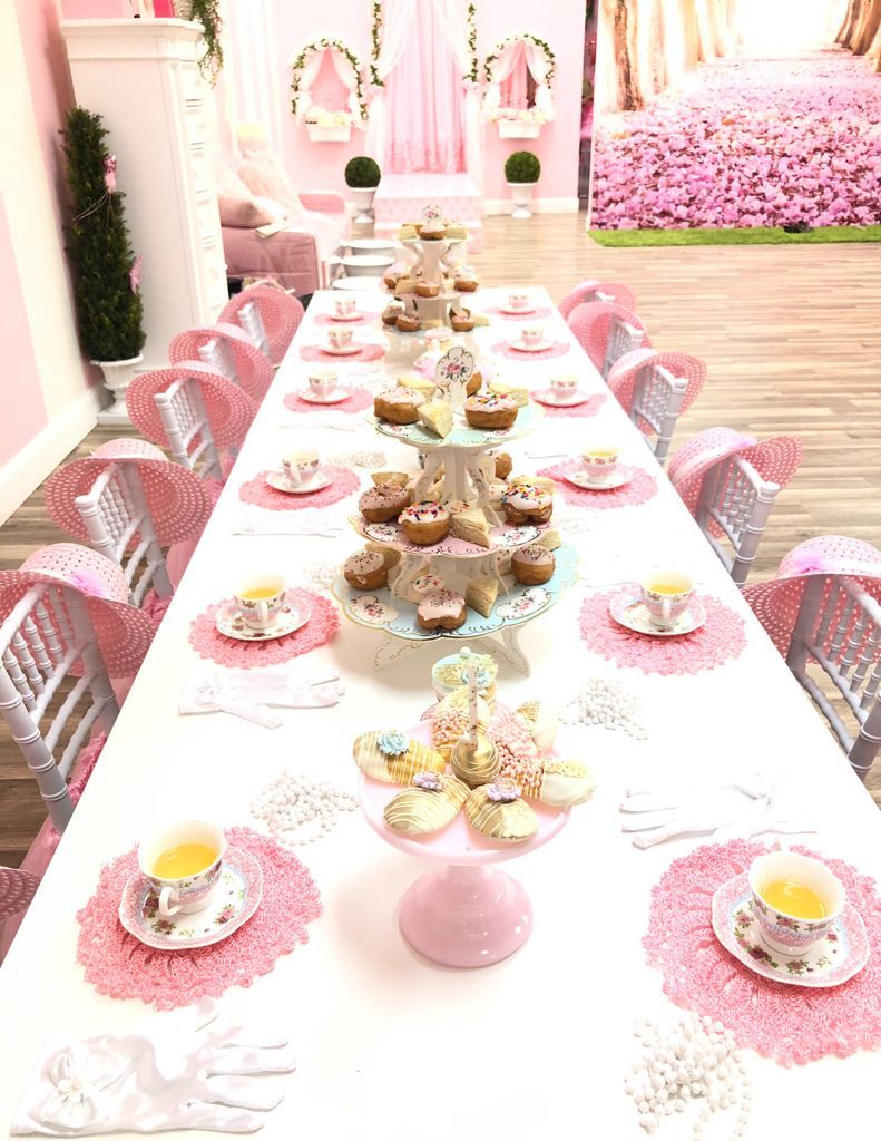 Fancy Tea Birthday Party | Little Princess Spa in Tampa