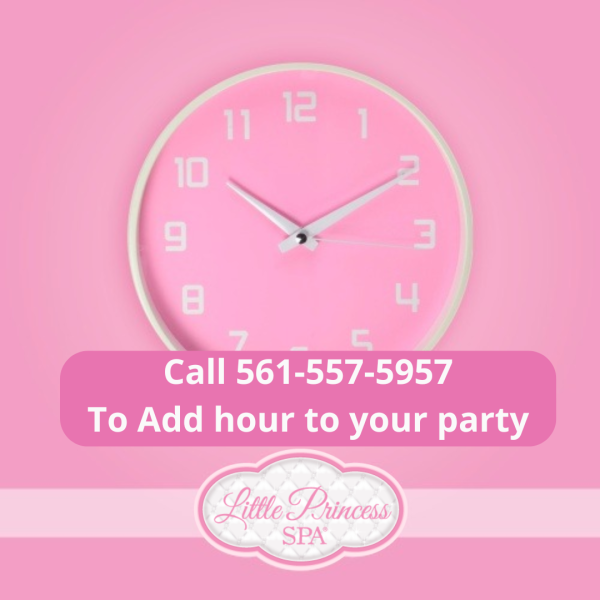 Add an Additional Hour to your Party