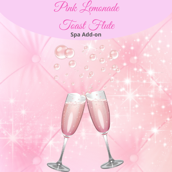 Pink Lemonade Toast Flute